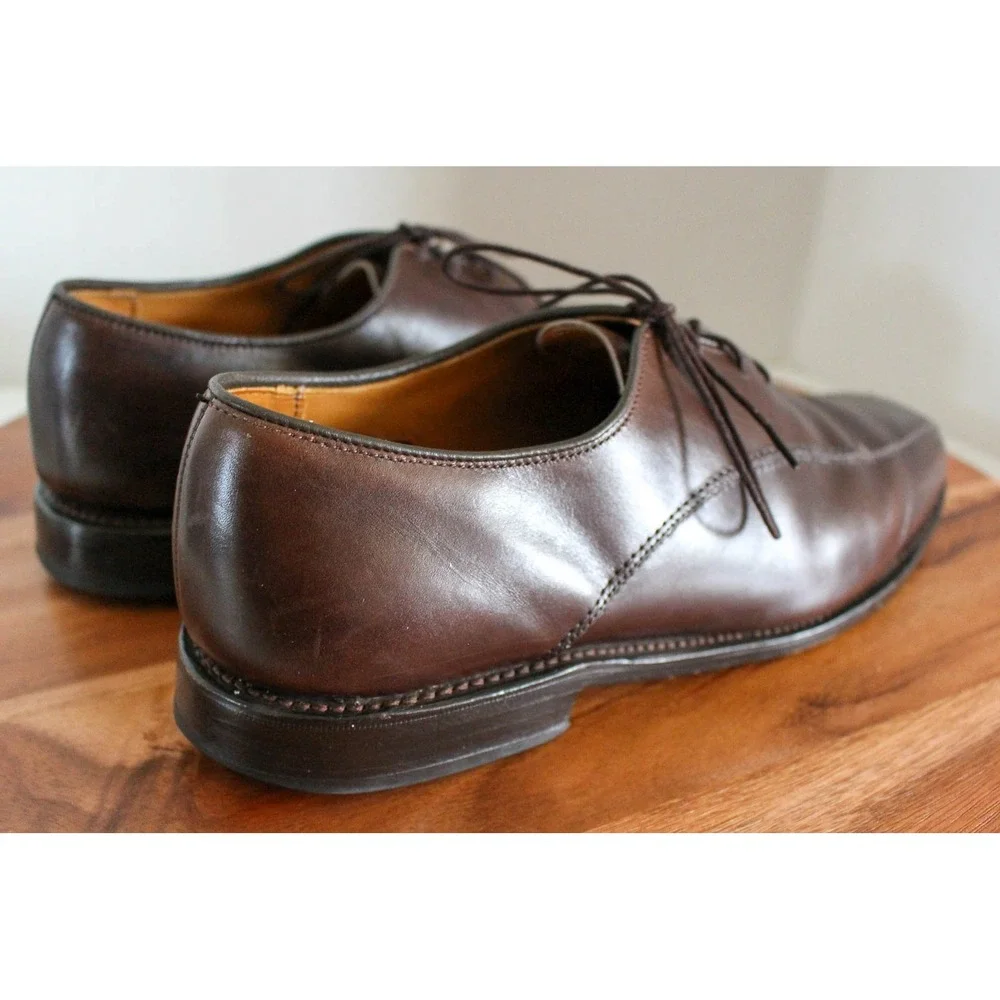 Allen Edmonds Dress Shoes Mens 9.5‎ Brown Leather Lace Up Oxford